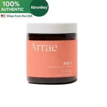 Arrae MB-1 | Plant-Based Energy & Metabolism Support | Gut, Cholesterol & Hormone Balance | Clinically-Studied Vegan Supplement | Non-GMO | 30-Day Supply (Pack Of 1) - 1 bouteille - Voir 8