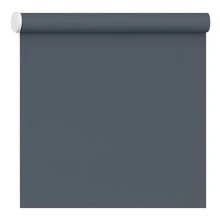 Estor Enrollable Liso - Cortina Opaca Impermeable para Ventanas, Fácil de Instalar, Protección Solar y Privacidad - Varios Colores - Gris roca oscuro - Ver 2