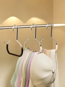 Multifunctional Hat Holder Rack, Storage Hooks For Dorm Wardrobe, Caps, Ties, Belts, Scarves, Portable Travel Hanger For Home, Campus, Hotel - Multicolor - View 1