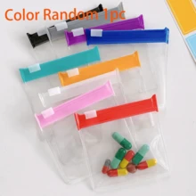 1 bolsa médica portátil, bolsa de almacenamiento de medicamentos, pequeña bolsa médica para salir, almacenamiento de viaje, botiquín de primeros auxilios a prueba de humedad - Multicolor - Ver 15