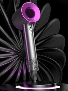 Ionic Hair Dryer Fast Drying Hot/Cold Air With 5 Nozzles 110V - 紅色 - 查看 8