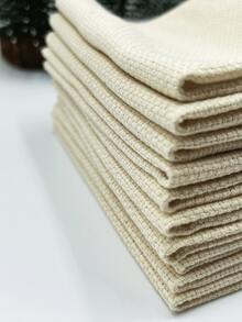 14ct Punch Embroidery Cloth, Perforated Backing Fabric - 24*24cm With Locked Edges, Prevent Fraying, Suitable For Beginner DIY Blanket Hooking And Punch Embroidery