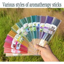 4-Pack Incense Sticks Variety Set, Morning/Noon/Evening/Night 4 Blended Styles, Multiple Scents: Sandalwood, Eucalyptus, Citronella, Rose, Cherry Blossom, Perfume, Lavender, Sage, Mint, Suitable For Home, Office, Yoga, Meditation, After Meals, Reading, Music Classes - Multicolor - View 7