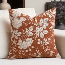 1pc Chenille Jacquard Vintage Medieval Style Decorative Pillow Cover, Square Sofa/Couch Throw Pillow Case For Living Room Home Decor, Suitable For Sofa, Living Room, Bedroom, Farmhouse, Also As A Gift