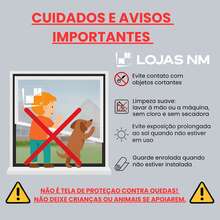 Tela Mosquiteiro Magik Tela Para Janela Removível Proteção De Tela Todos Os Tamanhos - Branco - Visão 8