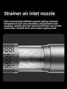 Ionic Hair Dryer Fast Drying Hot/Cold Air With 5 Nozzles 110V - 玫瑰 - 查看 10