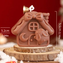 Vela perfumada de Navidad, vela decorativa de ambiente navideño, vela de aromaterapia de Navidad, regalo, decoración navideña, portavelas, adornos navideños, velas decorativas, regalo de cumpleaños, decoración de habitación, decoración del hogar, relleno de calcetín navideño, decoración del árbol de Navidad, decoración de mesa navideña, regalos de Navidad, decoración del hogar