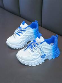 2024年新款男女童网眼透气休闲跑鞋 - 藍色 - 查看 8