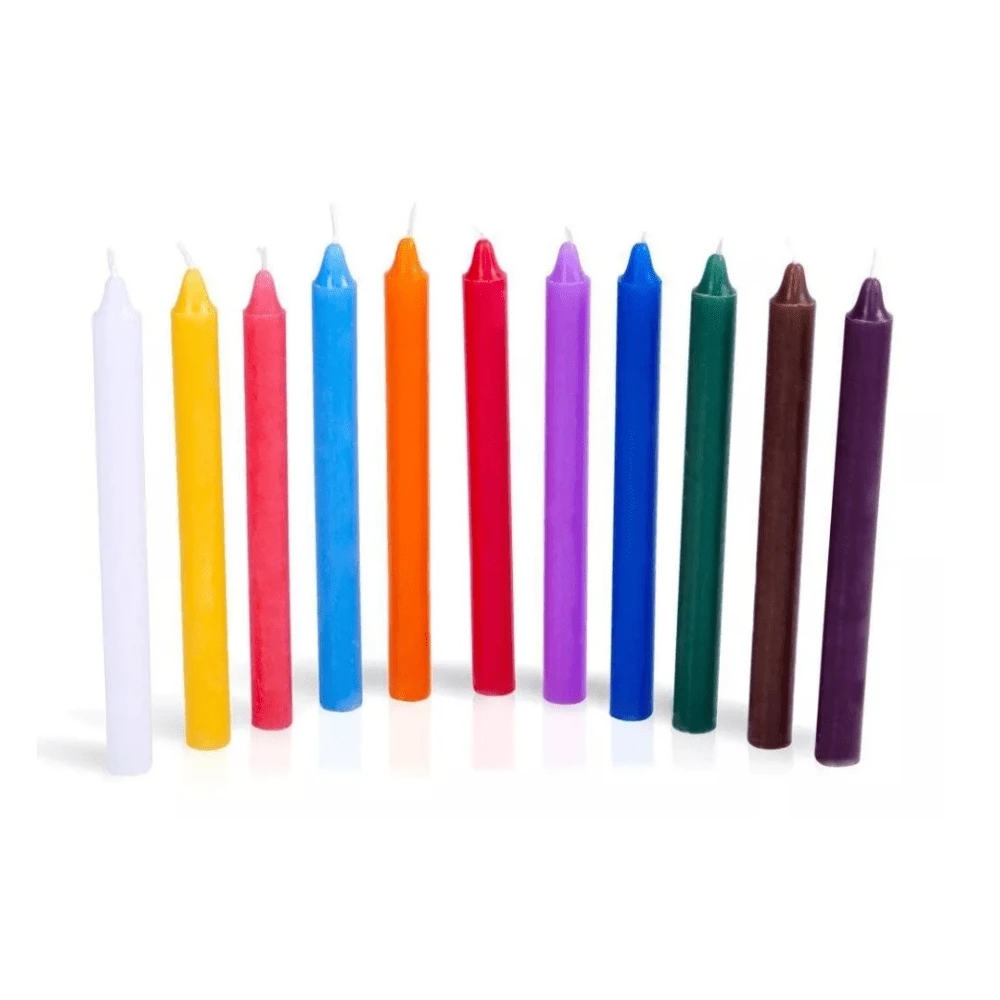White / Colored / Bicolor Candle Stick Kit With 1KG (30 Candles) Various Colors - Promotion - Bronze - View 1