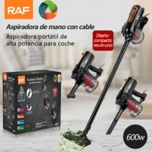 Aspiradora de mano con cable para el hogar coche portátil de gran potencia de succión de alta potencia 3 en 1 ligero y pequeño destructor de pelo de mascotas - Tipo de Enchufe A USA (110-127V) - Ver 1
