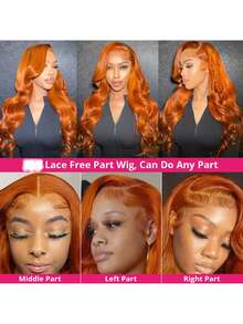 Glueless Bob Wig Blende Hair Pre Plucked Wear And Go Wigs Pre Cut Lace Body Wave Short Bob Lace Front Wigs For Women Upgraded No Glue 13x4 Lace Closure Wigs 8-16inch Short Bob Wig Blended Wigs-A Mix Of Human Blended Hair And Synthetic Black/Brown/Burgundy/Orange Color