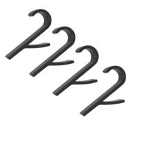 4pcs Plastic Cylinder Radiator Hooks, Wall-Mounted Towel Hooks, Easy Installation, Casual Style, For Bathrobes And Towels, No Drilling Required Hooks, Suitable For Bathroom, Bedroom, Towels