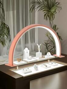 1 Đèn làm móng chuyên nghiệp hình lưỡi liềm - Thiết kế mỏng 14.1"/20.4" với đèn LED trắng đơn sắc, cấp nguồn USB, lý tưởng cho việc vẽ móng nghệ thuật chính xác, chiếu sáng bàn trang điểm và đầu giường (Tùy chọn màu trắng/hồng) - Một cỡ - Xem 2