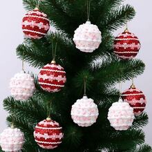 6 Piezas Bolas de Navidad Bolas de Burbujas Decoración Creativa del Árbol de Navidad Colgante de 6cm Bolas con Puntos de Colores Navideños Colgante Decoraciones Navideñas para el Hogar Regalos de Navidad Decoración Navideña