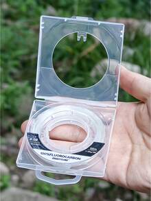 50米隐形氟碳鱼线下沉迅速、顺滑耐用，高强度诱饵鱼线，3-25磅，适用于淡水和咸水 - 無色 - 查看 9