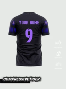 Personalisiertes Uruguay Fußball-Trikot für die Weltmeisterschaft 2526 - Individueller Name & Nummer - Atmungsaktiver Kompressionsfit für Höchstleistung - Fan-Sportbekleidung