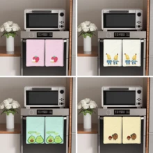 Set 2/4 buc, prosoape de vase, prosoape din microfibră super absorbante cu modele drăguțe de fructe, prosoape de bucătărie moderne pentru gătit și copt, lavete de vase, cârpe de curățat, prosoape de mână, prosoape de bucătărie, ultra moi și foarte absorbante, decor bucătărie, cadouri pentru vecini, mame, zile de naștere, petrecere de casă nouă pentru prieteni, articole esențiale pentru bucătărie, necesități zilnice