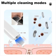 Nettoyant facial électrique 4-en-1 - Rechargeable USB, outil de nettoyage en profondeur, 4 modes (doux/quotidien/nettoyage en profondeur/massage), éclat de la peau, soins de la peau à domicile, produits essentiels de soins de la peau, outils de soins de la peau | Soins de la peau doux | Technologie de soins de la peau douce