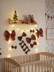 Đồ trang trí tường hình nơ màu hồng, đồ trang trí nơ, vòng hoa nơ, thích hợp cho sinh nhật, tiệc cưới, tiệc độc thân, tiệc tiết lộ giới tính, trang trí tiệc Giáng sinh, trang trí phòng trẻ em dịp Giáng sinh, trang trí tiệc trẻ em, quà tặng ngày Valentine, v.v. - Nhiều màu - Xem 3