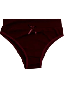 Kit Calcinha Com 5 Cintura Alta Lingerie Feminina Cós Alto Segura Barriga Conforto Langerie Íntima - Multicolorido - Visão 9