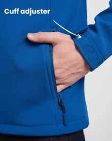 Roly Softshelljacke für Herren (Versand innerhalb von 48 Stunden) – Verschiedene Größen – Königsblau – Fleecefutter, Außentaschen, ideal für den Alltag und Outdoor-Aktivitäten - Azul Royal - Übersicht 5