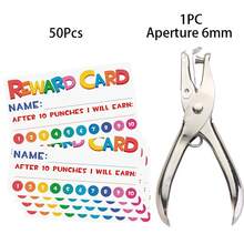50pcs Punched Cards, Suitable For Classroom, Student Behavior Reward Punch Cards, Incentive Punch Cards, 50pcs Thank You Cards, I Hope This Makes You Smile, Thank You Cards, Shopping Thank You Cards For Customers - Multicolor C - View 15