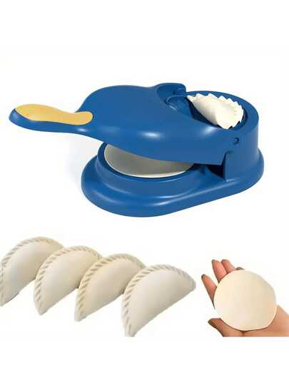 2 in 1 Stampo per ravioli in polipropilene durevole e facile da usare - Pressa manuale fai-da-te per ravioli e tortillas perfetti, ideale per vacanze e riunioni di famiglia