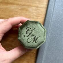 Personalized Ring Box Engraved Monogram Custom Engraving Initials Wedding Ring Box Engagement Ring Box Proposal Ring Box Ring Box Wedding Ring Box Ring Bearer Box Velvet Ring Box Proposal Ring Box Engagement Ring Box Jewelry Box Ring Case Double Ring Box Personalized Box Gift For He Custom Ring Box Single Ring Box - Multicolor - View 4