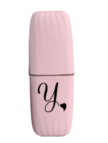 1pc Black Art Letters A-Z Portable Toothbrush Case, Keep Your Toothbrush Clean And On The Go!Travel Toothbrush Holder, Portable Toothbrush Cup Cover,Suitable For Travel, Camping, Business Travel, And School, Multi-Purpose Toothbrush Cup, Travel Wash Cup, Toothbrush And Toiletries Storage Kit, Minimalist Toiletries Storage Box, Travel Essentials, Bathroom Accessories, Household Items, And Storage Supplies(Excluding Q/U/X) - Multicolor - View 17