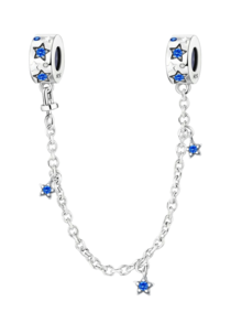 1 PC Silver Plated Blue Flower Butterfly Love Moon Cross Pendant Charm Pendant Ball Suitable For Bracelets DIY Women's Jewelry - Silver - View 9