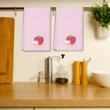 Set 2/4 buc, prosoape de vase, prosoape din microfibră super absorbante cu modele drăguțe de fructe, prosoape de bucătărie moderne pentru gătit și copt, lavete de vase, cârpe de curățat, prosoape de mână, prosoape de bucătărie, ultra moi și foarte absorbante, decor bucătărie, cadouri pentru vecini, mame, zile de naștere, petrecere de casă nouă pentru prieteni, articole esențiale pentru bucătărie, necesități zilnice