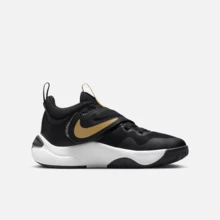 Nike Zapatillas de baloncesto para mujer Nike de diseño con cierre de velcro, de fácil deslizamiento y ligeras, con suela de goma duradera, soporte cómodo, para deportes al aire libre. Zapatillas de baloncesto de media caña versátiles en negro y blanco, con estilo y practicidad. DV8996-004
