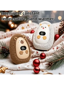 OBOVAY A New Plush Hand Warmer With Smart Digital Display And 3 Temperature Settings. It Heats Up In 5 Seconds And Is Charged Via USB. It Is Portable And Cute. It Is A Winter Gift And A Winter Accessory. It Is A Must-Have For Cold Weather. It Is A Comfortable Little Item. Christmas Gifts,Hand Warmers,Gifts For Men,Stocking Stuffers,Hand Warmers Rechargeable