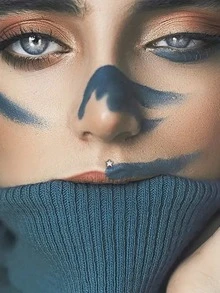 3 قطع من أقراط الشفة والغضروف المزودة بخيوط داخلية من التيتانيوم 16G مرصعة بأحجار