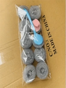 365 Dias de Uso Contínuo, Esfera de Esfregão de Aço Inoxidável com Alça - Antiaderente, Bola de Limpeza de Cozinha Destacável, Adequada para Panelas e Frigideiras, Superfície de Limpeza, Bola de Arame de Aço, Suprimentos de Limpeza de Cozinha.