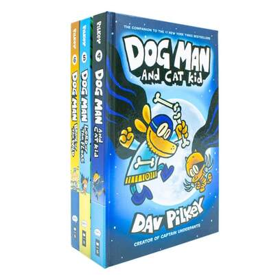Dog Man: The Cat Kid Collection: From The Creator Of Captain Underpants (Dog Man #4-6 Box Set): Dog Man And Cat Kid / Dog Man Lord Of The Fleas / Dog Man Brawl Of The Wild