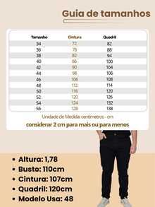 Vicio Fatal Men's Straight Twill Tex Denim Pants Plus Size Premium Social Fabric With Lycra High Durability And Comfort Casual Streetwear Balloon Bag Everyday - 黑色 - 查看 5