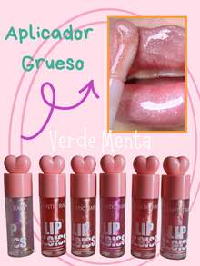 24 Gloss Glitter Líquidos Larga Duración Lip Gloss Hidratante Duradero Lip Gloss Indeleble Labial Indeleble Mate Impermeable De Larga Duración Brillo De Labios Antiadherente Taza Lápiz Labial Líquido Altamente Pigmentado Belleza & Salud Maquillaje Labios Lápiz labial líquido Conjuntos de Pintalabios Brillo de labios brillante con tres tonos rosas, acabado suave, resistente al agua, no pegajoso, fórmula de alto pigmento. Consigue unos labios perfectos sin esfuerzo. Regalo ideal para el Día de San Valentín Labial Rojos Mate Velvet  Larga Duración  Lip Gloss  Hidratante Duradero San Valentín Dia de las Madres - 1 pza - Ver 6