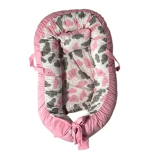 Crib Reducer Nest Cover Without Filling Printed Colors - Pink Cloud - View 1