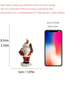 1 قطعة مجموعة زينة راتنجية لسانتا كلوز، هذه المجموعة المكونة من أربع تماثيل سانتا الخيالية تضيف سحرًا احتفاليًا لموائد عيد الميلاد والمداخن أو كتفاصيل جميلة في غرف المعيشة. مثالية لعشاق ديكور العطلات. - متعدد الألوان - مشاهدة 5