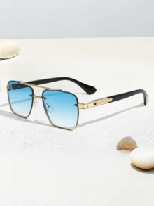 1 副复古金属双桥飞行员时尚休闲街头风格驾驶眼镜 - 彩色 - 查看 11