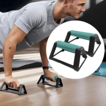 Non-Slip Push-Up Bars With Anti-Slip Grips - Ergonomic Wrist Support, Durable Chest, Triceps, Arm Training Bars - Home Fitness Equipment, Unisex, Suitable For Gym Or Home Use - Multicolor - View 4