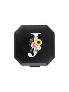 Tragbare Fach-Pillenbox, Rose, Gänseblümchen, Sonnenblume, A-Z Buchstaben Muster, tragbare medizinische Erste-Hilfe-Ausrüstung, 6-Fach Kapsel Aufbewahrungsbox, Reise Pillenbox, Pillenbox, 6-Gitter Tabletten Organizer, Reise Mini Pillenbox, feuchtigkeitsgeschützte Pille und Vitamin Behälter Spender, Medikamenten Aufbewahrungstasche, Reise Medizin Organizer, Outdoor Reise Essentials - Verschiedenfarbig - Übersicht 25