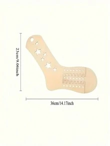 2/4pcs Adjustable Wooden Sock Blockers, Expandable Sock Display Forms, Tall Sock Stretchers, Knitting Sock Measurement Tools, Sock Shaping Clamps, DIY Knitting & Crochet Stretchers, Arts & Crafts And Sewing Supplies, Knitting Tools For Hand Knitted Socks, DIY Sock Accessories, Sewing Accessories, Durable Wooden Craft, Stable Non-Slip - Multicolor - View 6