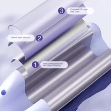 36mm Ceramic Coated Curling Iron, Adjustable Temperature Curling Wand, Creates French Curl And Waves, Christmas Gift, New Year Gift, French Wave Styler For Voluminous Curly Hair, Women Gift, Mother's Day Gift - EU C Type Plug(220-240V) - View 8