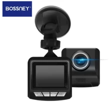 BOSSNEY Grabadora de conducción, pantalla IPS, HD 1080P, accesorio para cámara DVR de coche, monitoreo de estacionamiento, color negro - Negro - Ver 1