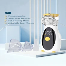 超细可充电迷你眼部保湿喷雾器，-USB 供电，缓解疲劳，精细雾化，智能时间提醒，可调节喷雾量，轻巧设计，易于使用和旅行，滋润您的眼睛 - 彩色 - 查看 4