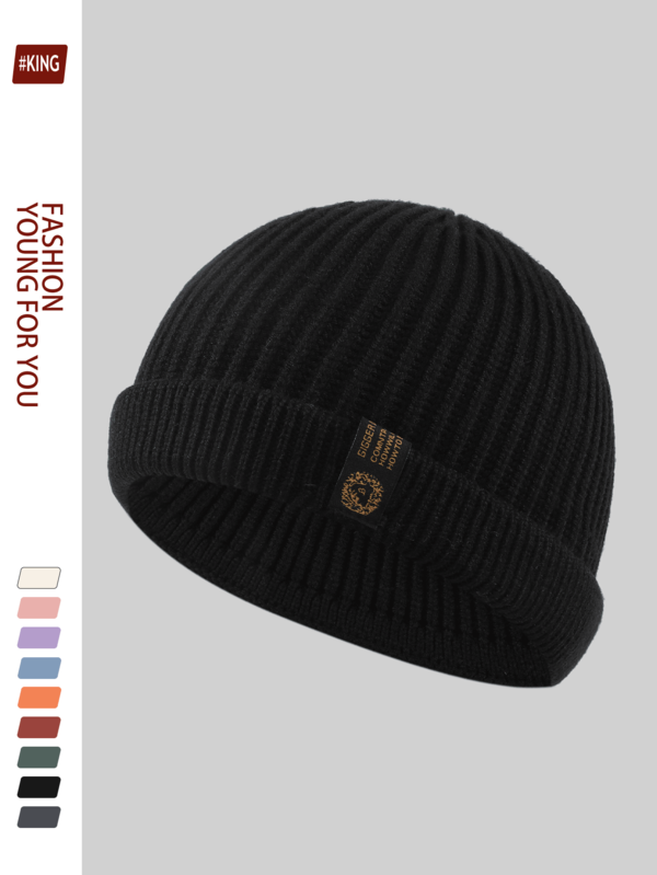 1 Stück Mütze inspiriert vom Film, weich und elastisch, geeignet für Streetwear und Outdoor-Aktivitäten, faltbarer Umschlag, in mehreren Farben erhältlich, robustes Design, ideal für Weihnachten, Halloween, Unisex Winterstrickmütze, warme Kopfbedeckung für Lässig, Skifahren, Radfahren, Geburtstagsgeschenk