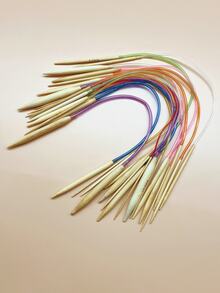 织针，直针和环针，40厘米/80厘米可选，适用于编织毛衣和袜子