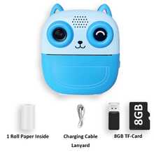 Digital Camera With Printing Function, Portable Multifunctional Photo Printer Camera With Rechargeable 18650 Lithium Battery - Creative Painting And Photography Gift - Multicolor - View 15